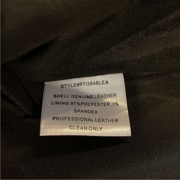 NWT- Parker Cyrus Studded Leather Flounce Mini Skirt - Picture 5 of 5